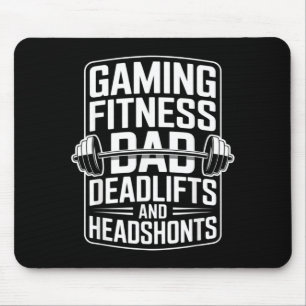 Mousepad Pai Fitness Gamer Agência Governamental Levantamen