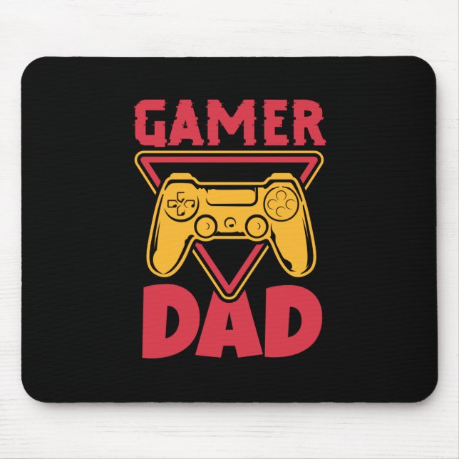Mousepad Pai Gamer dia de os pais (Frente)