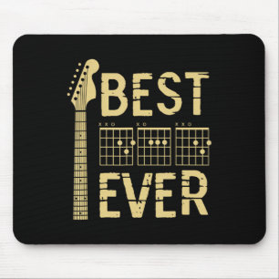 Mousepad Pai Guitarrista de Corda de Violão Melhor Pai Pais