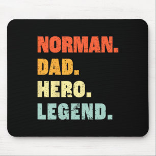 Mousepad Pai Herói Legenda Personalizada Nome Personalizado