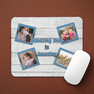 Mousepad Pai Incrível É Uma Impressionante Colagem De Fotog