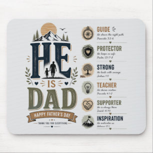 Mousepad Pai Inspirador Meu Lugar Seguro