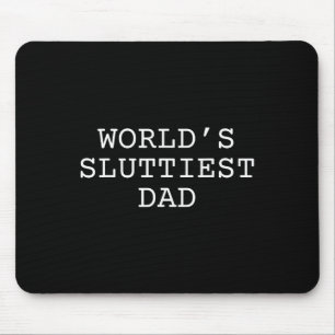 Mousepad Pai Mais Safado do Mundo Funny Fathers Day Papai 