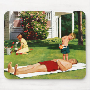 Mousepad Pai molhando