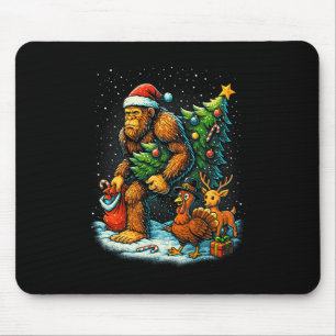 Mousepad Pai Natal Pé Grande Árvore de Natal Peru Rena Obri