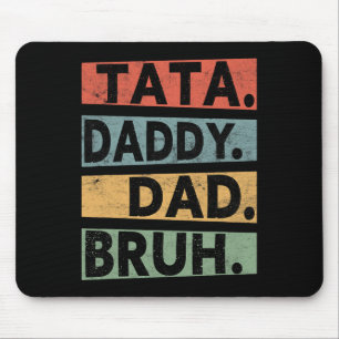 Mousepad Pai pai Bruh Dia de os pais Vintage Pai engraçado