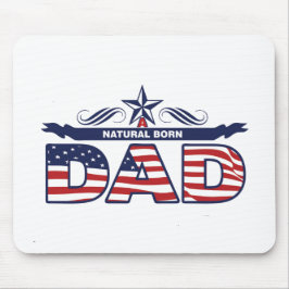 Mousepad Pai, pai, um pai nascido natural