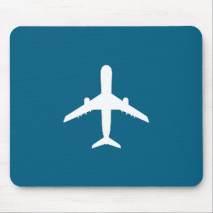 Mousepad Pai Piloto de Avião Fã de Aviação