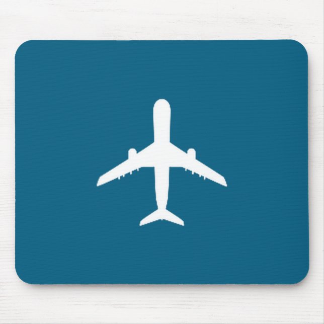 Mousepad Pai Piloto de Avião Fã de Aviação (Frente)