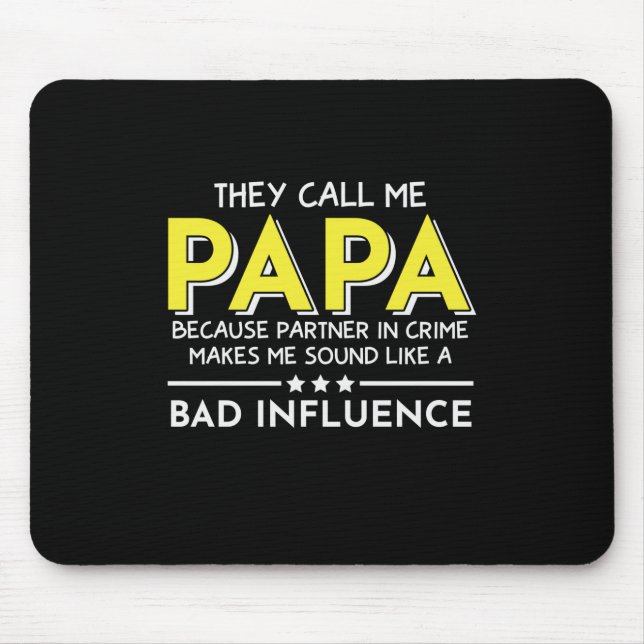 Mousepad Pai Presente Chamam-Me Papas (Frente)