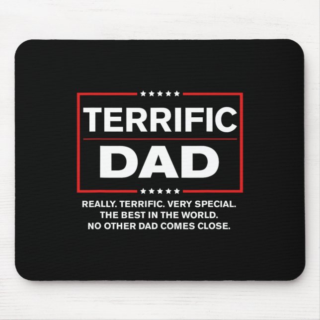 Mousepad Pai - Presente engraçado do Dia dos Pais de Donald (Frente)