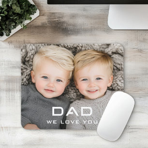 Mousepad Pai que te amamos a foto do dia de os pais moderno