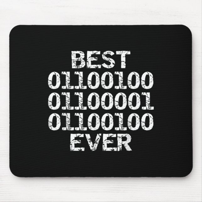 Mousepad Pai Sempre Em Engenheiro De Software Código Binári (Frente)