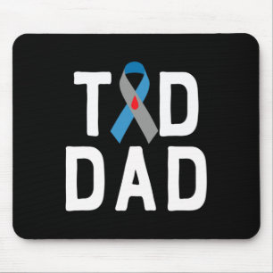 Mousepad Pai T1d Sensibilização para a Diabetes Família de
