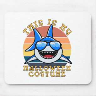 Mousepad Pai Tubarão Espetáculo Assustador do Pôr do Sol En