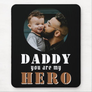 Mousepad Pai você ser o meu Pai Herói Foto do Dia do Pai