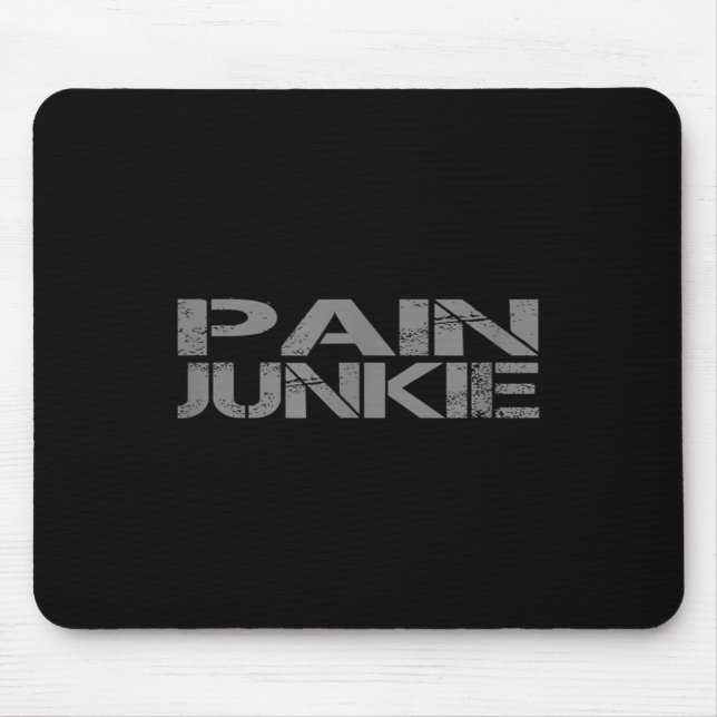Mousepad Pain Junkie Bjj, Wrestling, Judo, Boxing, Mma Moti (Frente)