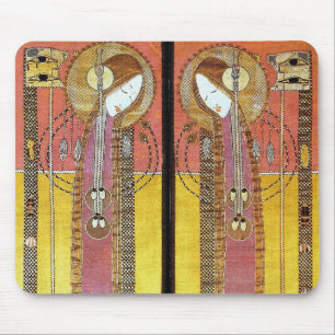 Mousepad Painéis bordados por Margaret Macdonald