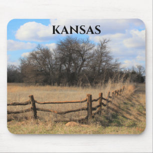 Mousepad Painel de Mouse Paisagem do País Kansas