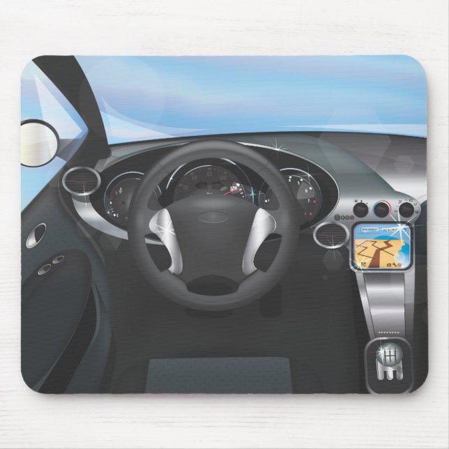 Mousepad Painel do Carro Esportivo (Frente)