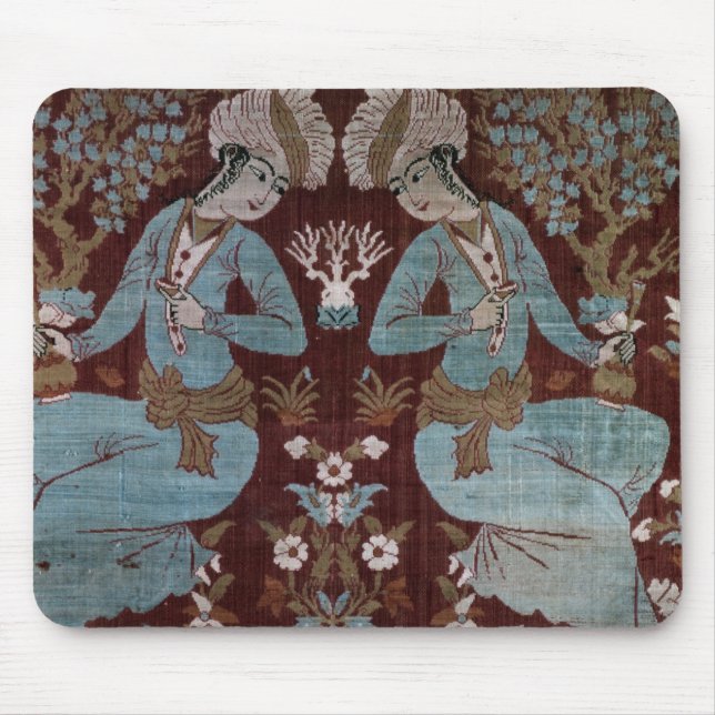 Mousepad Painel do estilo de Isfahan, persa, século XVII (Frente)
