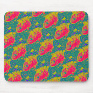 Mousepad painel do mouse padrão da máscara