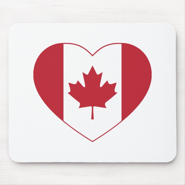 Mousepad Painel do Rato de Sinalizador do Canadá (Frente)