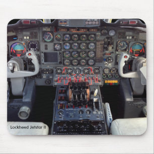 Mousepad Painel e cabina do piloto de instrumento de Lockhe