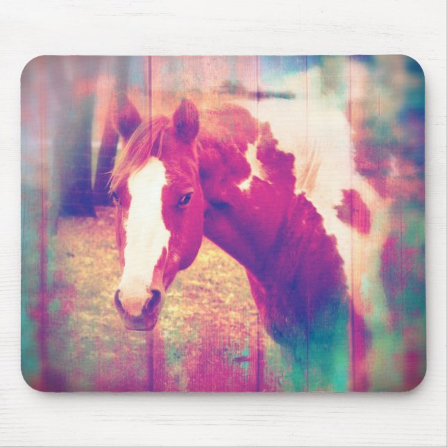 Mousepad Paint Horse Grunge (Frente)
