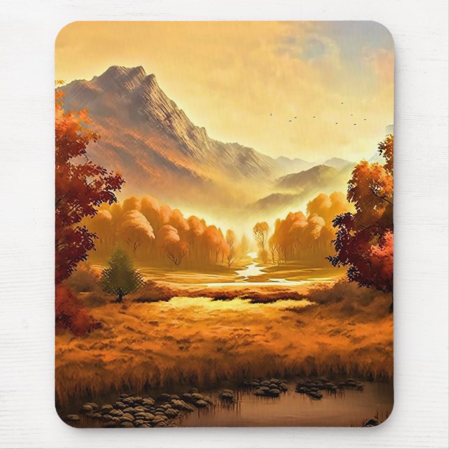 Mousepad Paintagem do outono-68754 (Frente)