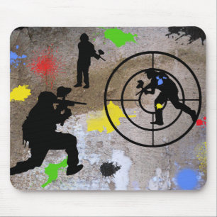 Mousepad Paintball da guerrilha urbana