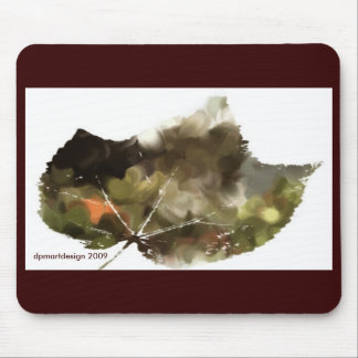 Mousepad _Painting-leaf-dark, dpmartdesign 2009