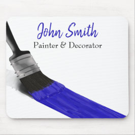 Mousepad Painting Painter Service Company Brussel Blue