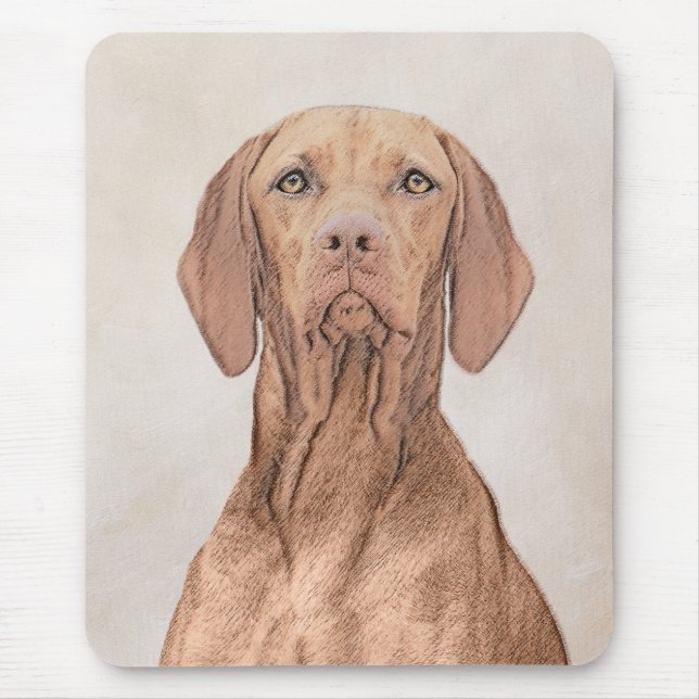 Mousepad Painting Vizsla - Arte de Cachorro Original (Frente)