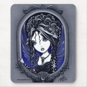 Mousepad País das fadas elegante escuro do tatuagem de