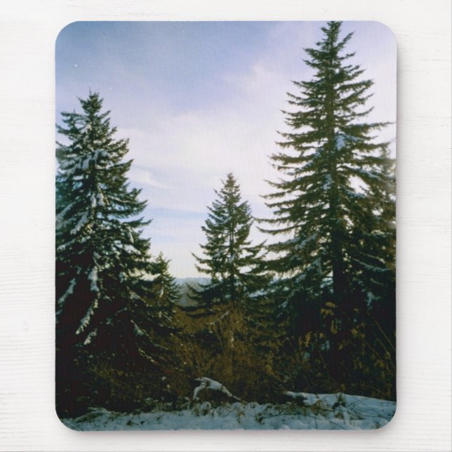 Mousepad País das maravilhas do inverno (Frente)