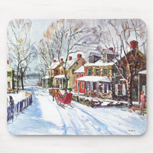 Mousepad País das maravilhas do inverno