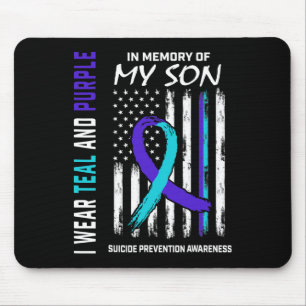 Mousepad Pais Em Memória De Sensibilização Para O Suicídio