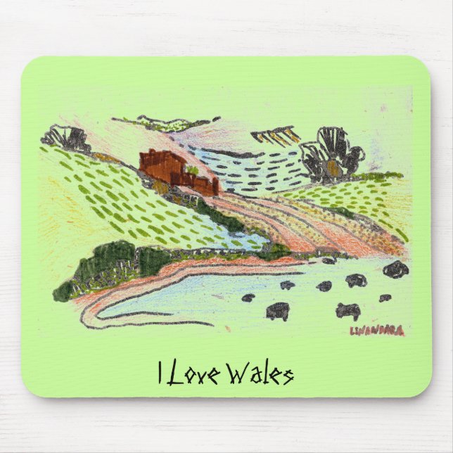 Mousepad País galês (Frente)