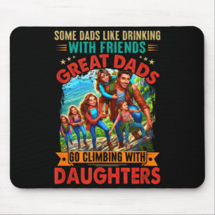 Mousepad Pais orgulhosos e ótimos vão fazer escalada com as