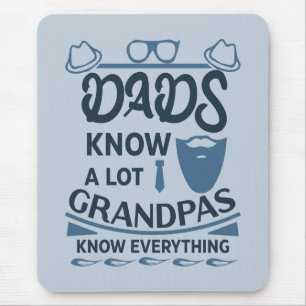Mousepad Pais Sabem Muito, Avós Sabem Tudo
