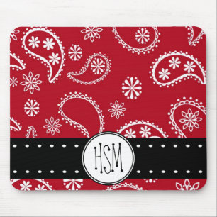 Mousepad País vermelho e branco personalizado do teste