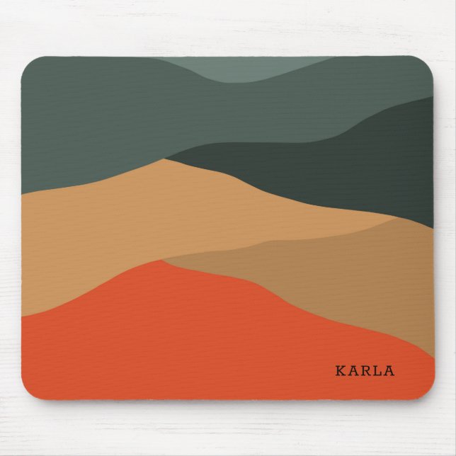 Mousepad paisagem abstrato (Frente)