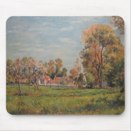 Mousepad Paisagem ao redor de Lagny, França (Paisagem Rural
