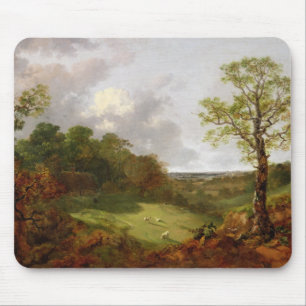 Mousepad Paisagem arborizada de Thomas Gainsborough   com