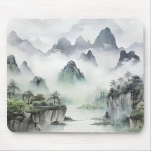 Mousepad Paisagem Asiática