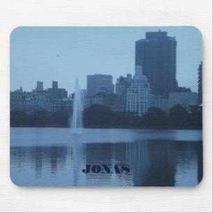 Mousepad Paisagem Azul Dos Tons Com Nova Iorque