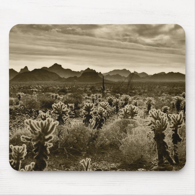 Mousepad Paisagem Cactus (Frente)