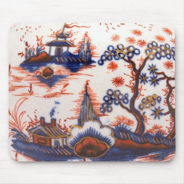 Mousepad Paisagem chinesa de Liverpool, cerca de 1775 (Frente)