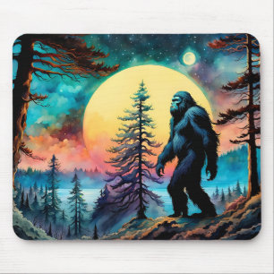 Mousepad Paisagem Colorida do Sasquatch ao Esmagar-se